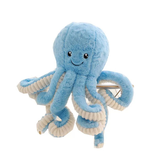 Custom Octopus Plush Soft Toy Stuffed Animal Doll Blue