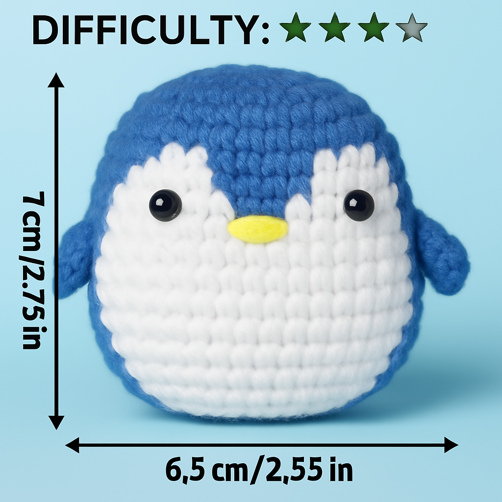 DIY Penguin Doll Crochet Kit