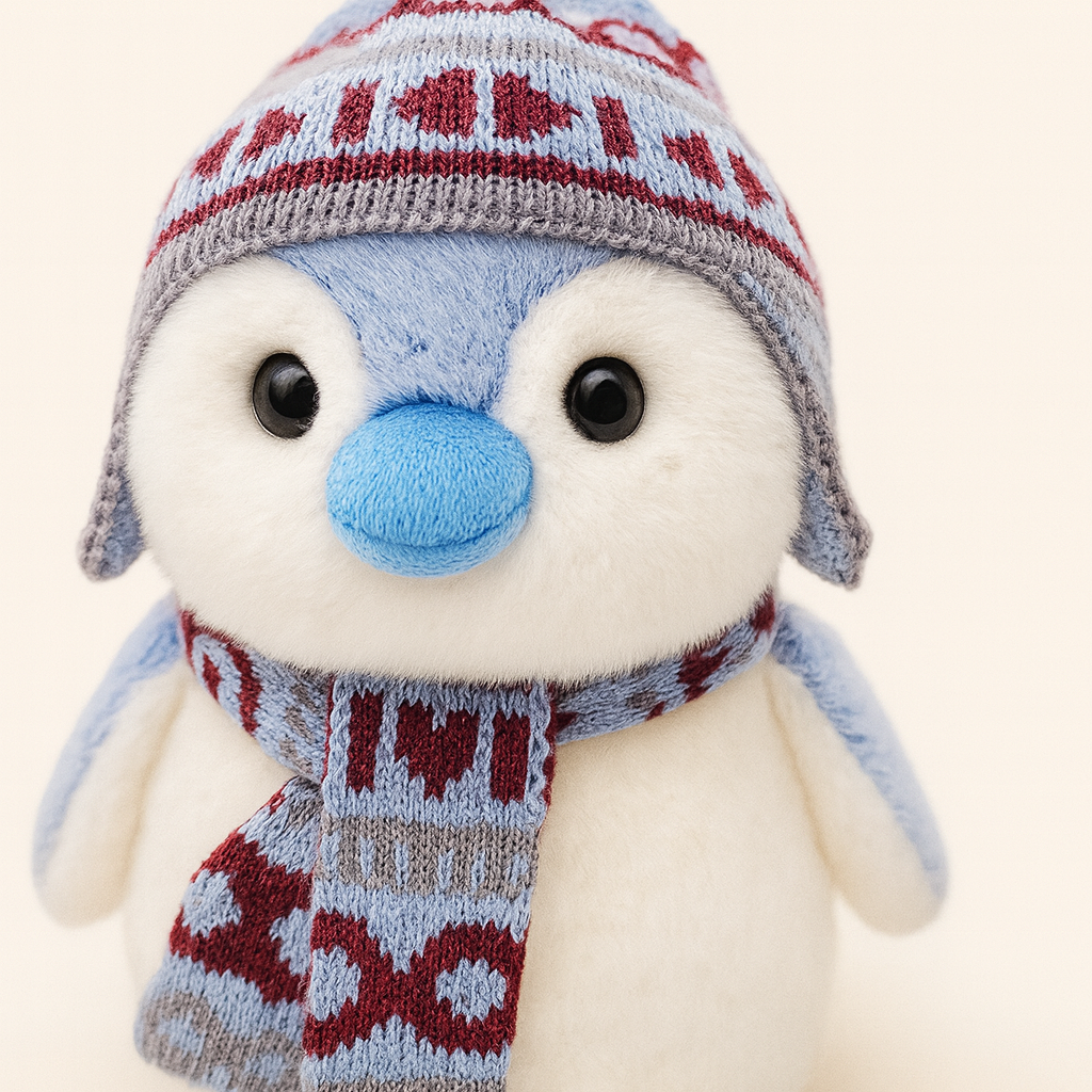Warm Blue-nosed Penguin Plush Toy Doll