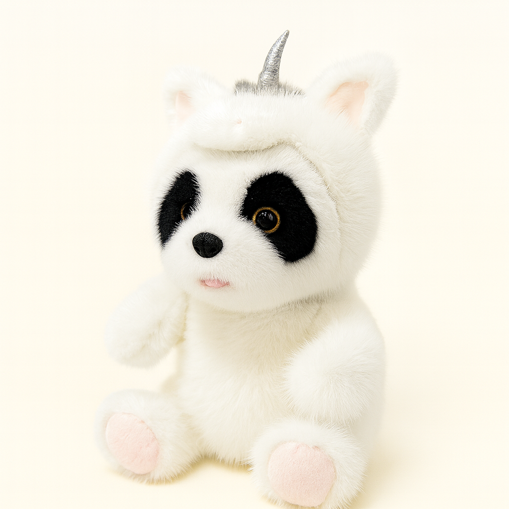 Panda Plush Toy Doll Chinese Zodiac Horse Costume Style