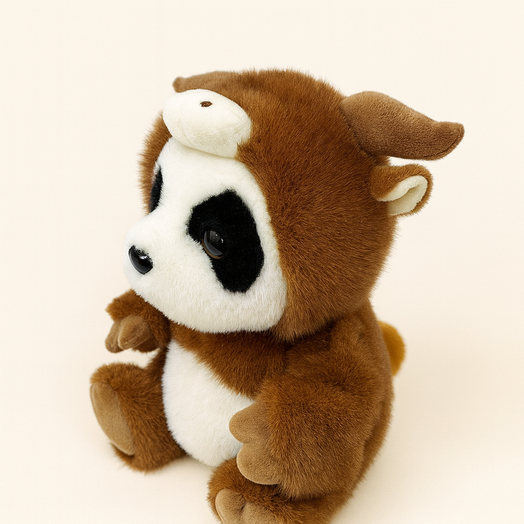 Panda Plush Toy Doll Chinese Zodiac Ox Costume Style