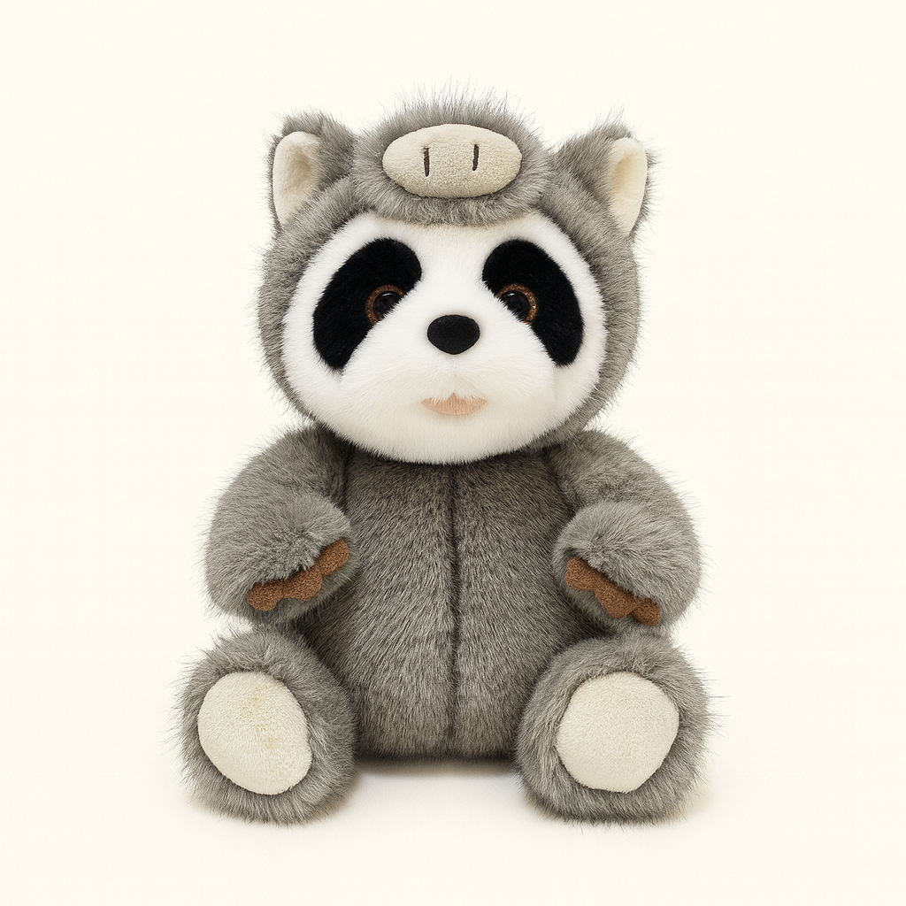 Panda Plush Toy Doll Chinese Zodiac Pig Costume Style