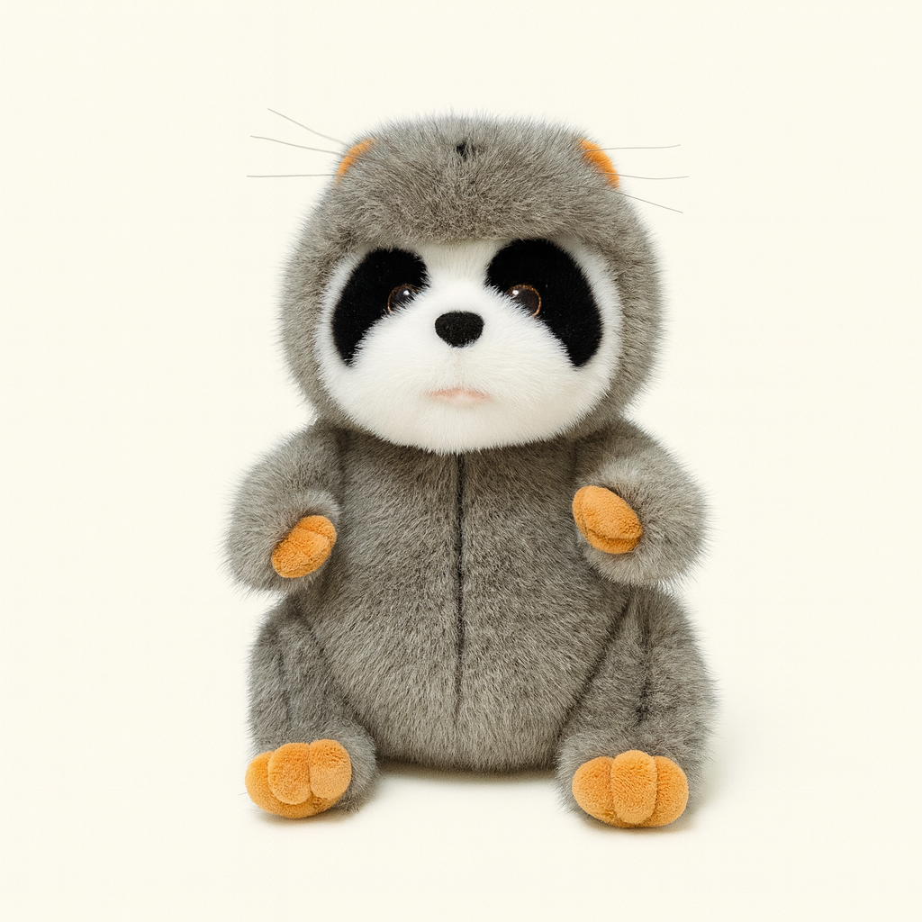 Panda Plush Toy Doll Chinese Zodiac Rat Costume Style