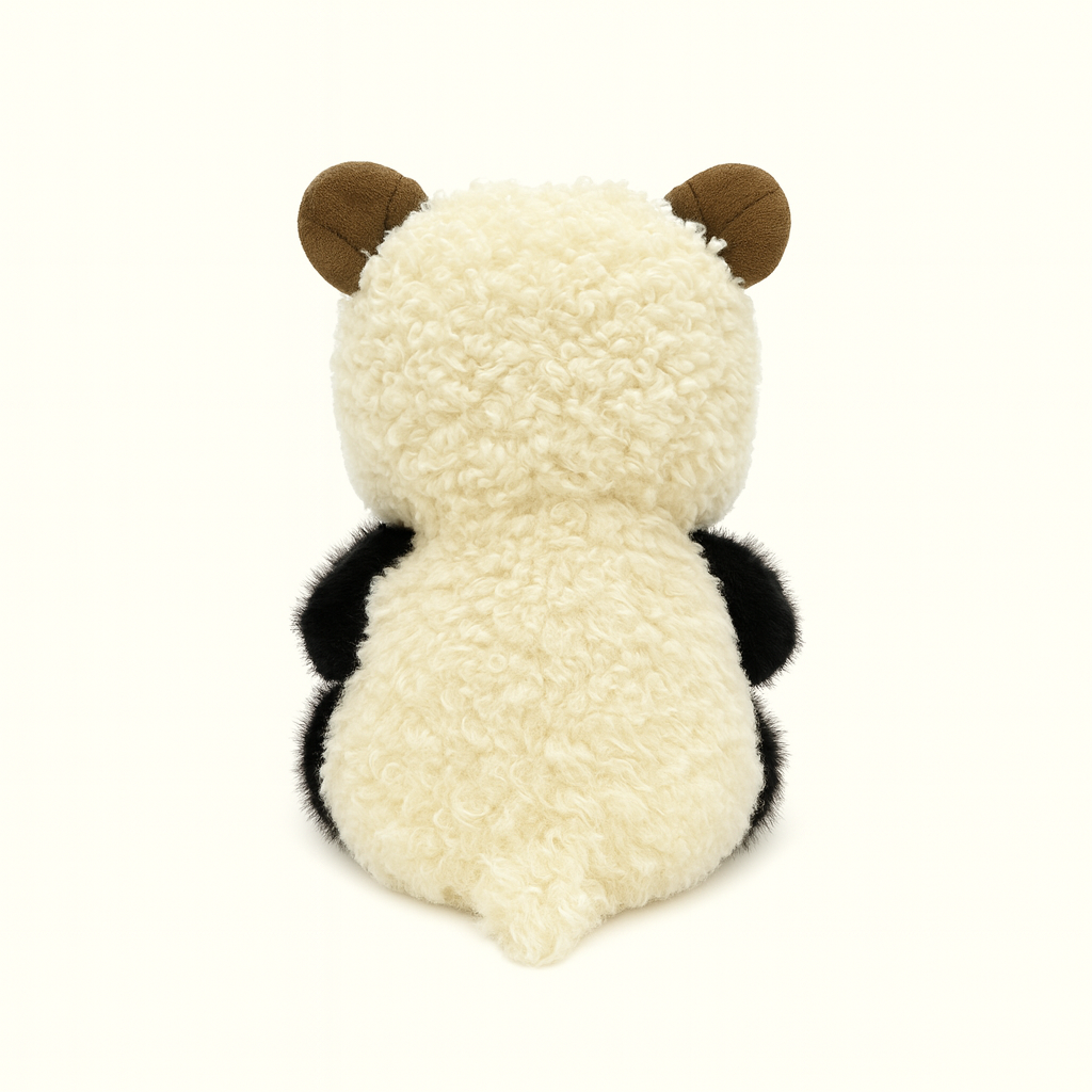 Panda Plush Toy Doll Chinese Zodiac Sheep Costume Style