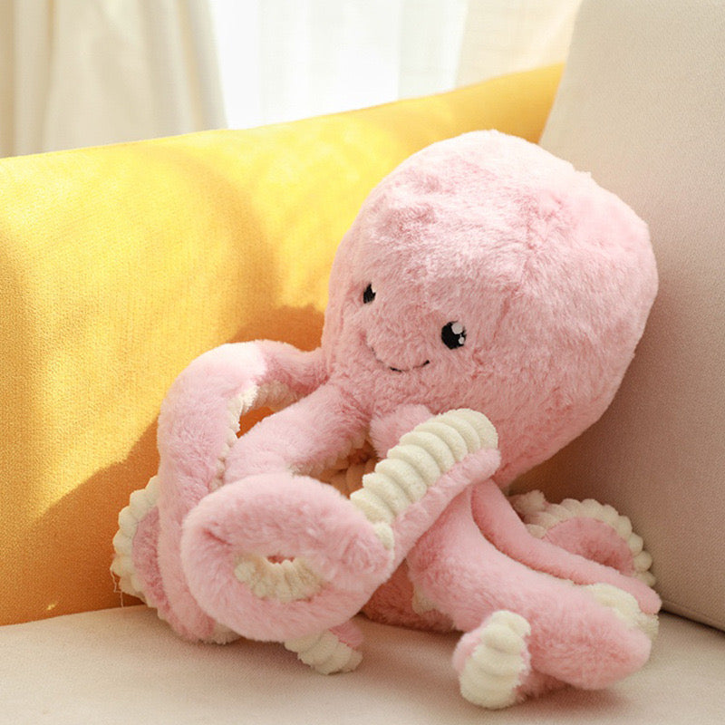 Custom Octopus Plush Soft Toy Stuffed Animal Doll Blue