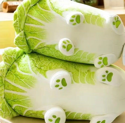 Creative Cute Cabbage Puppy Plush Toy Vegetable Dog Pillow