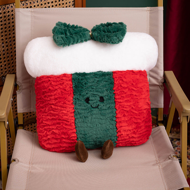 Christmas creative plush toys, all in one purchase! We have classic gingerbread men, cute Christmas trees, tempting donuts, and a gift box that you can't miss, adding to the festive atmosphere