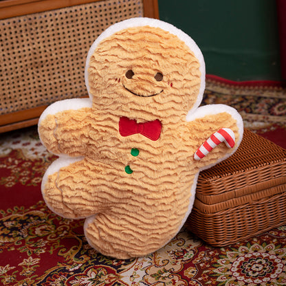 Christmas creative plush toys, all in one purchase! We have classic gingerbread men, cute Christmas trees, tempting donuts, and a gift box that you can't miss, adding to the festive atmosphere