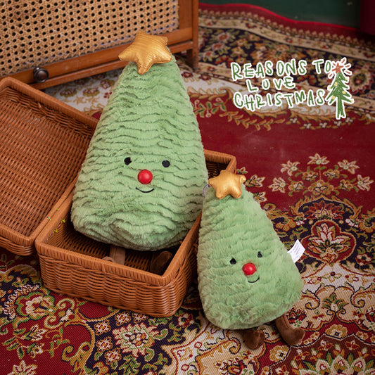 Christmas creative plush toys, all in one purchase! We have classic gingerbread men, cute Christmas trees, tempting donuts, and a gift box that you can't miss, adding to the festive atmosphere