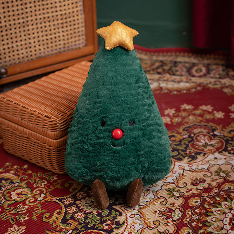 Christmas creative plush toys, all in one purchase! We have classic gingerbread men, cute Christmas trees, tempting donuts, and a gift box that you can't miss, adding to the festive atmosphere