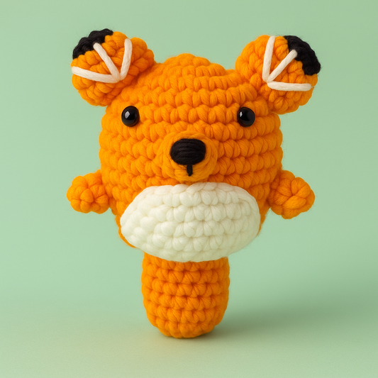 DIY Big-tailed Fox Doll Crochet Kit