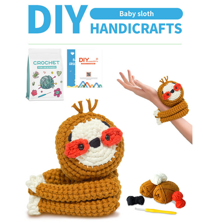 DIY Baby Sloth Doll Crochet Kit