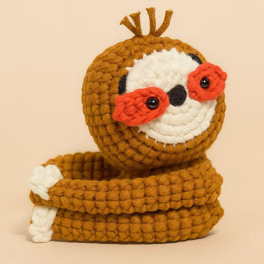 DIY Baby Sloth Doll Crochet Kit