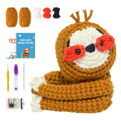 DIY Baby Sloth Doll Crochet Kit