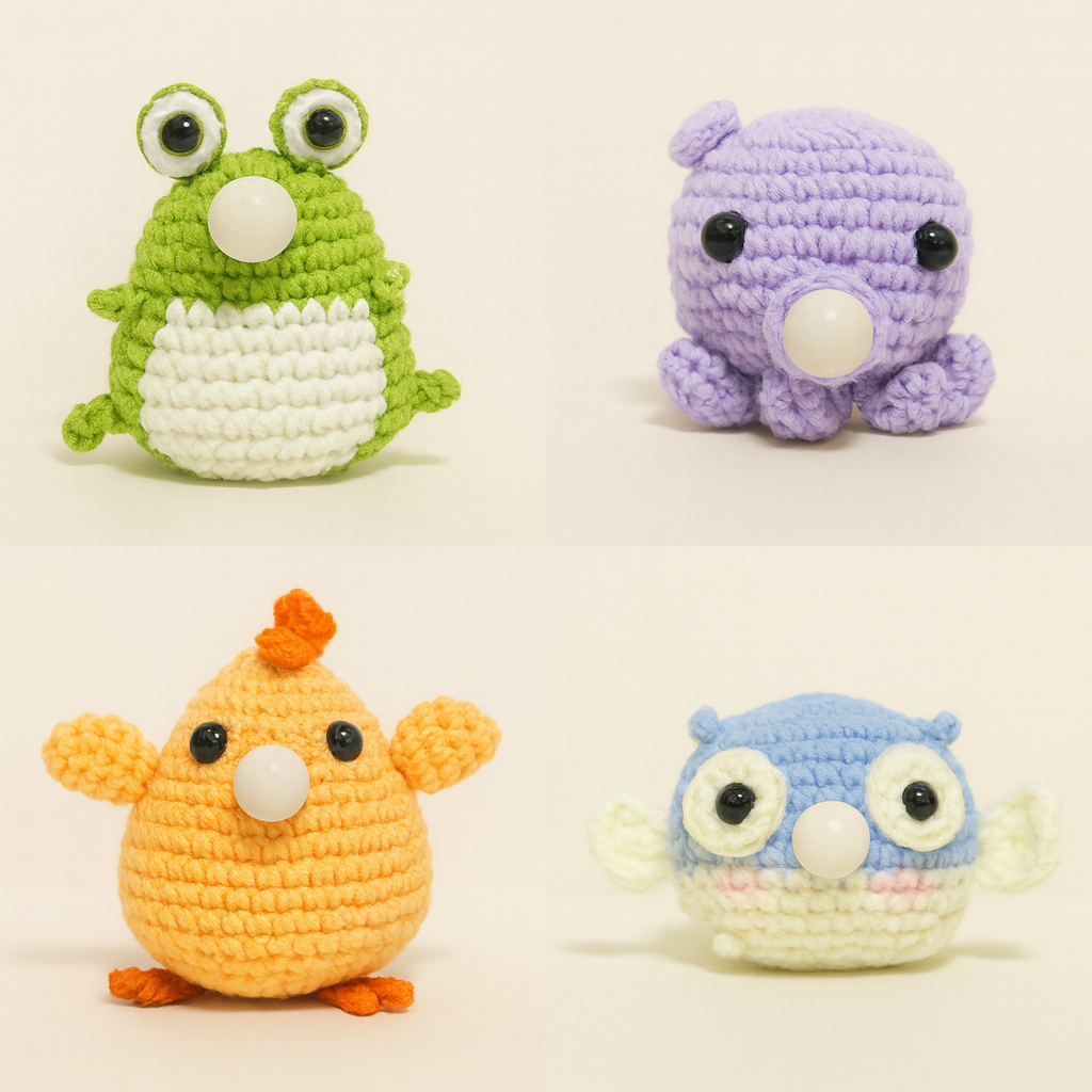 DIY Balloon Animals Doll Crochet Kit