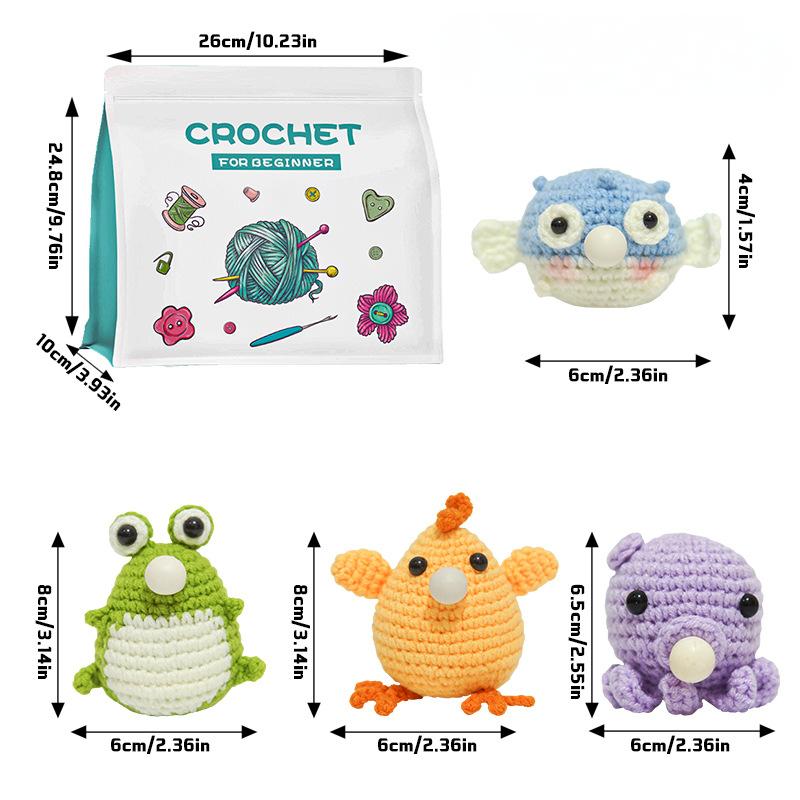 DIY Balloon Animals Doll Crochet Kit
