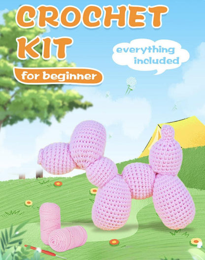 DIY Balloon Dog Doll Crochet Kit