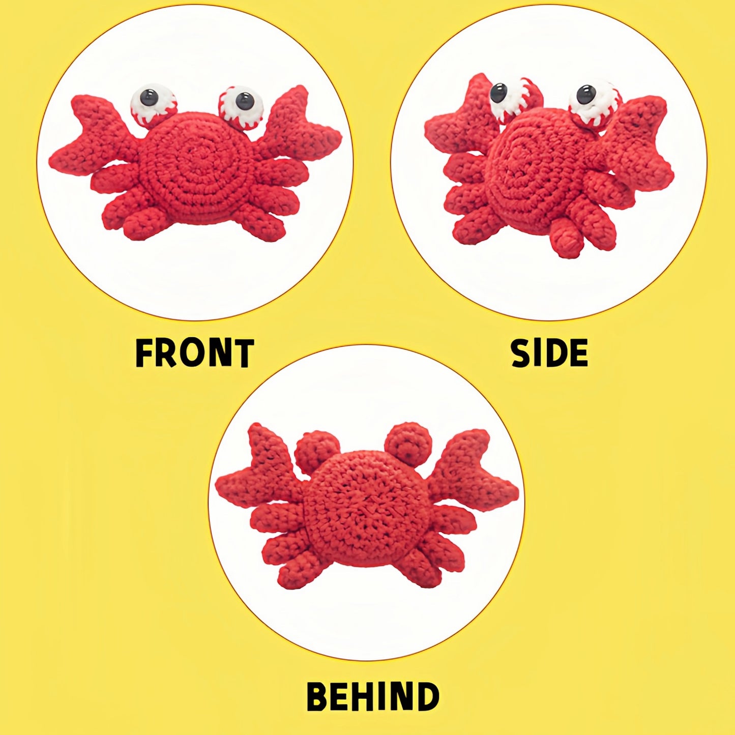 DIY Crab Doll Crochet Kit