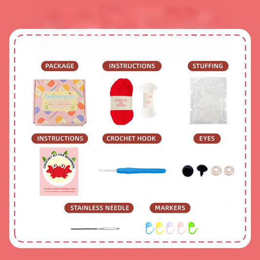 DIY Crab Doll Crochet Kit