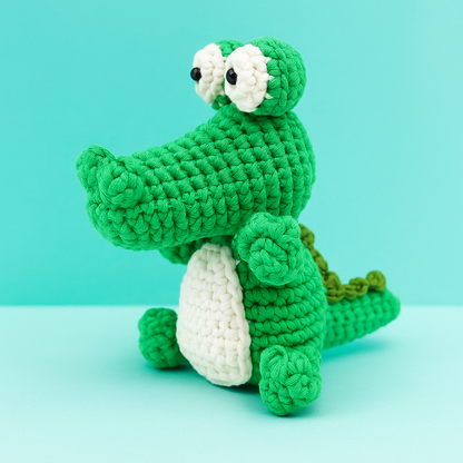 DIY Crocodile Doll Crochet Kit