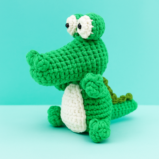 DIY Crocodile Doll Crochet Kit