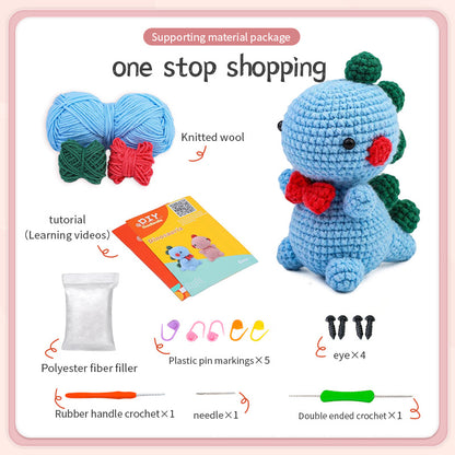 DIY Dinosaur Crochet Kit