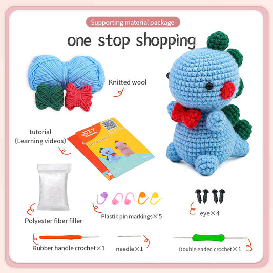 DIY Dinosaur Crochet Kit