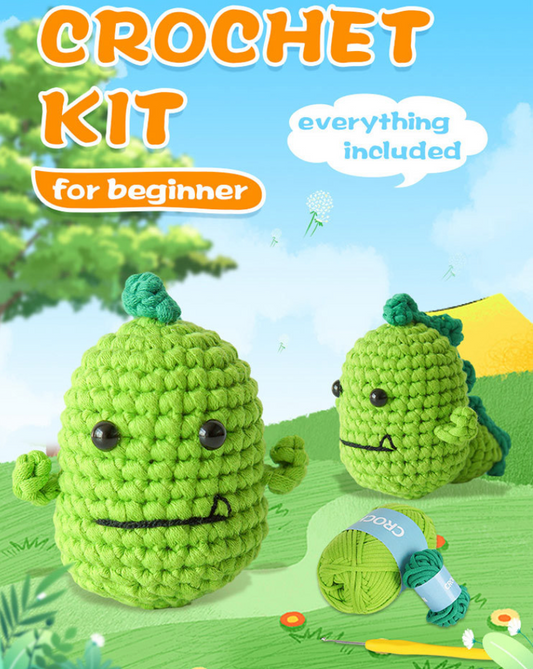 DIY Dinosaur Doll Crochet Kit