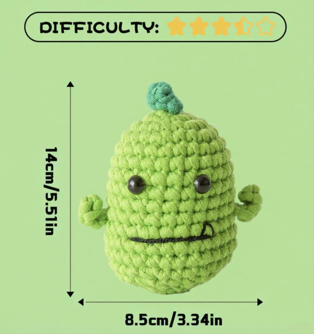 DIY Dinosaur Doll Crochet Kit