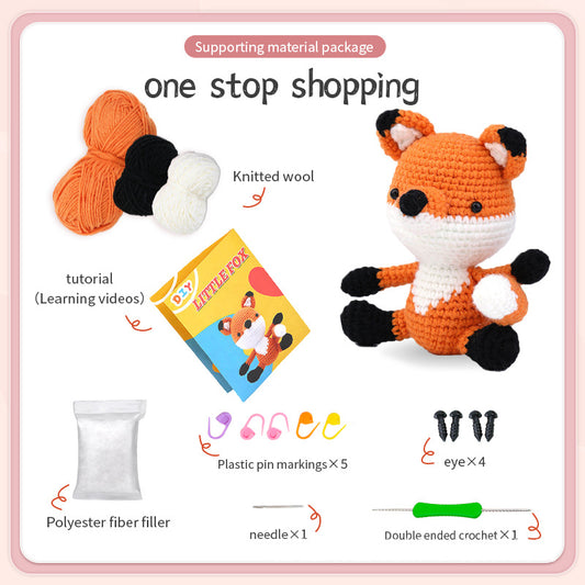 DIY Fox Doll Crochet Kit