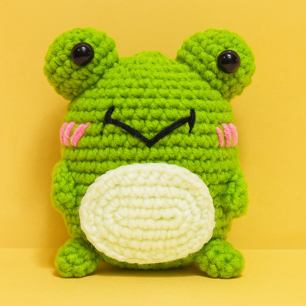 DIY Frog Penguin Owl Doll Crochet Combination Kit