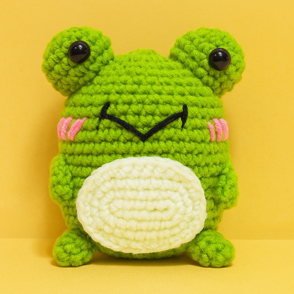 DIY Frog Penguin Owl Doll Crochet Combination Kit