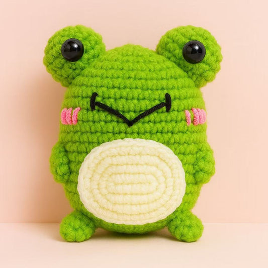 DIY Frog Doll Crochet Kit