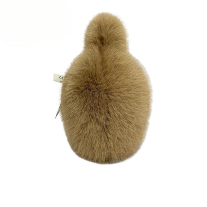 The fluffy brown kiwi bird plush toy, with its fluffy feathers and round body, is a great gift for children to explore a new world