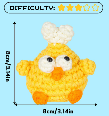 DIY Love Chick Pendant Doll Crochet Kit