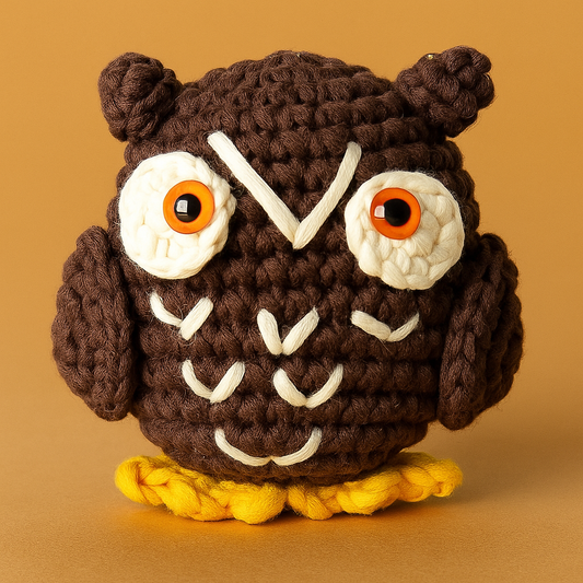 DIY Owl Mouse Doll Crochet Kit