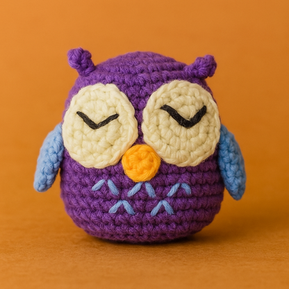 DIY Frog Penguin Owl Doll Crochet Combination Kit