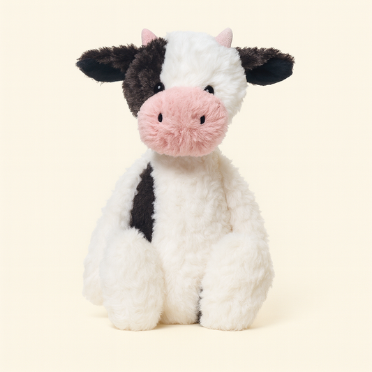 Cute cow plush toy doll soft skin-friendly plush