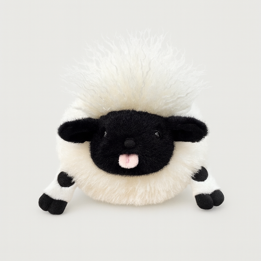 Black Face Fluffy Sheep Plush Toy Doll
