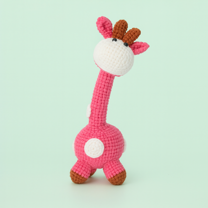 Finished Handmade Crochet Giraffe Plush Toy Doll