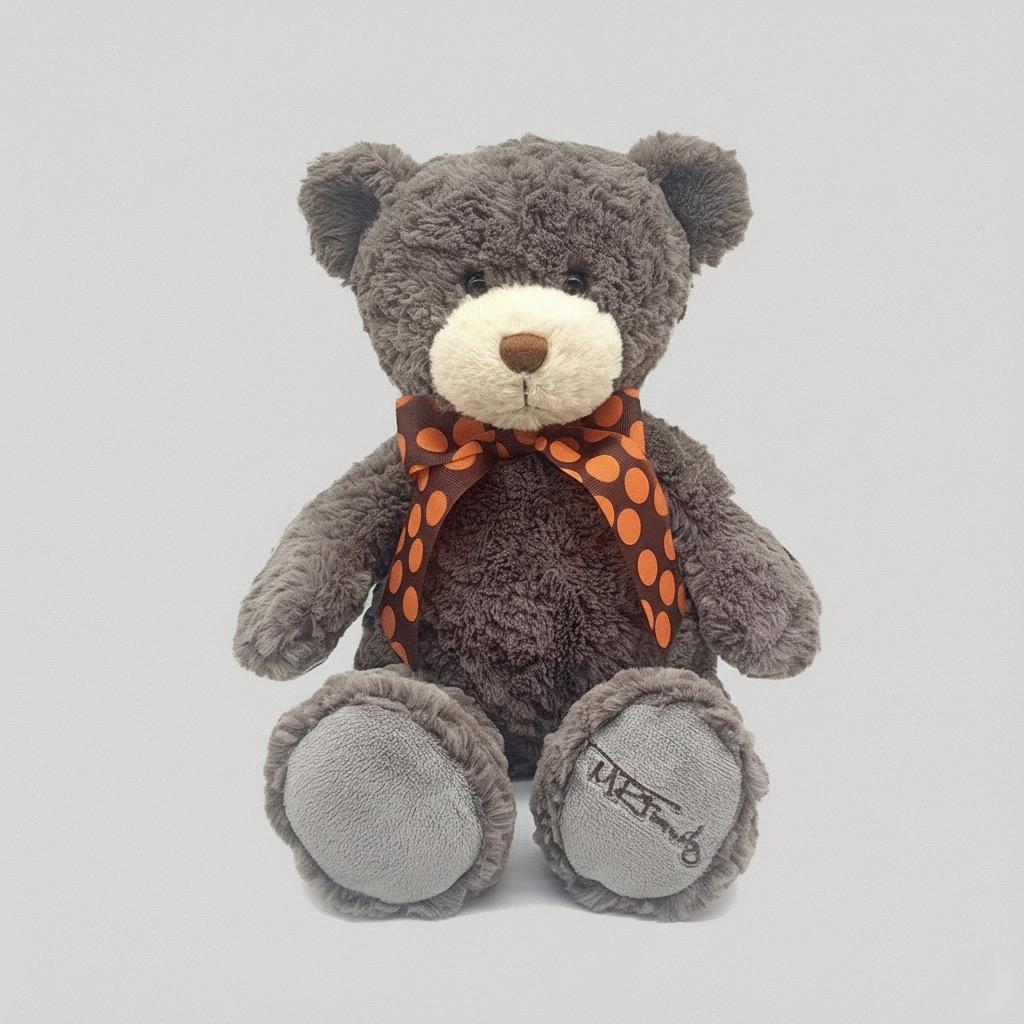 Polka Dot Ribbon Bear