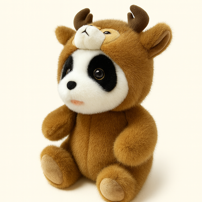 Panda Plush Toy Doll Deer Costume Style