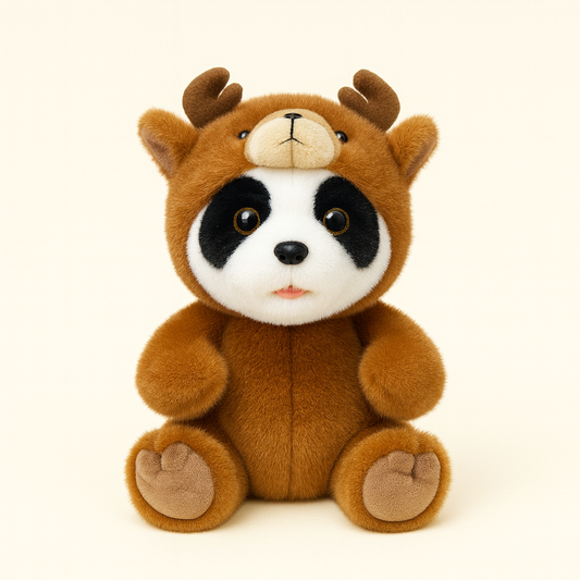 Panda Plush Toy Doll Deer Costume Style