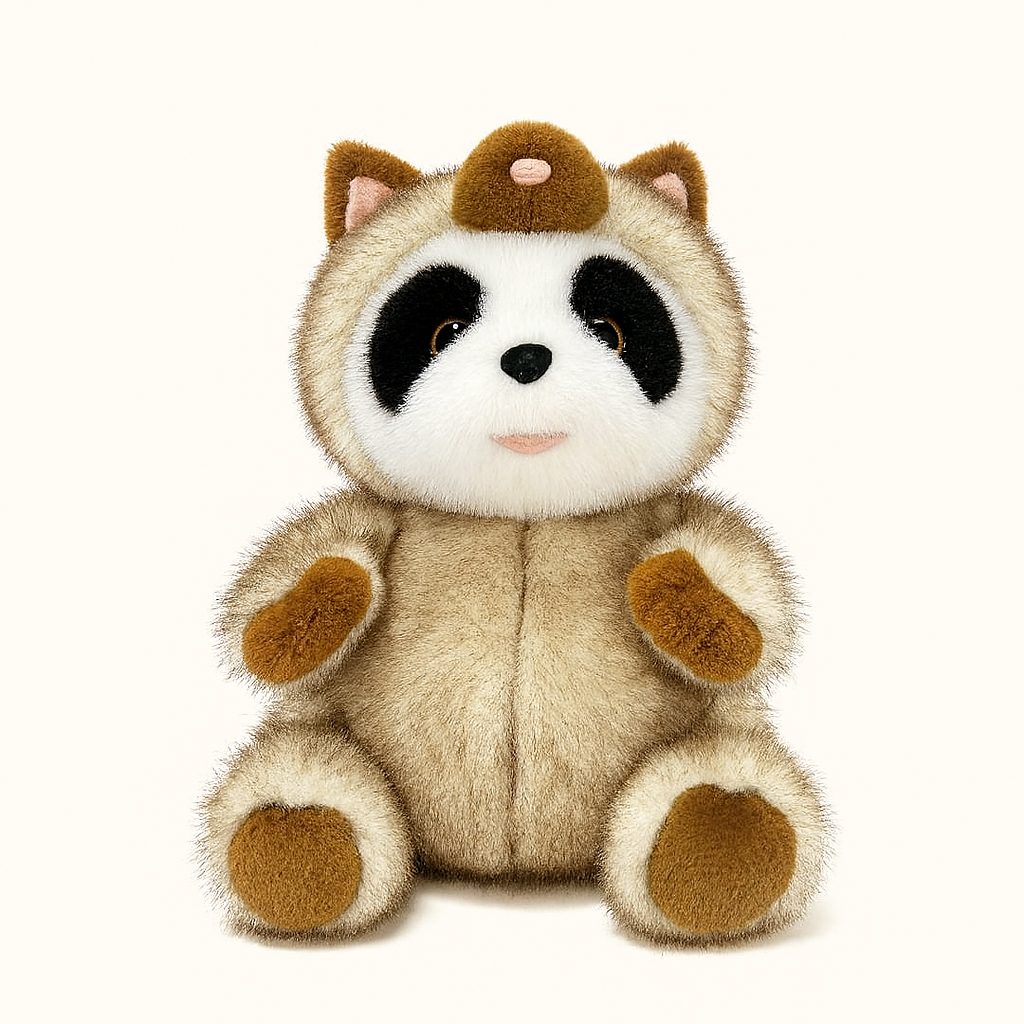 Panda Plush Toy Doll Chinese Zodiac Dog Costume Style