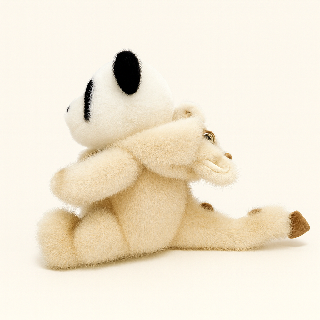 Panda Plush Toy Doll Chinese Zodiac Dragon Costume Style