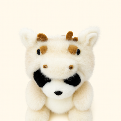 Panda Plush Toy Doll Chinese Zodiac Dragon Costume Style