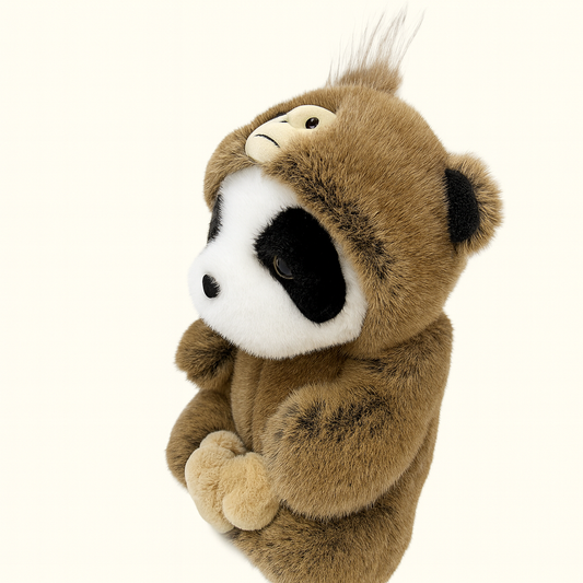 Panda Plush Toy Doll Chinese Zodiac Monkey Costume Style