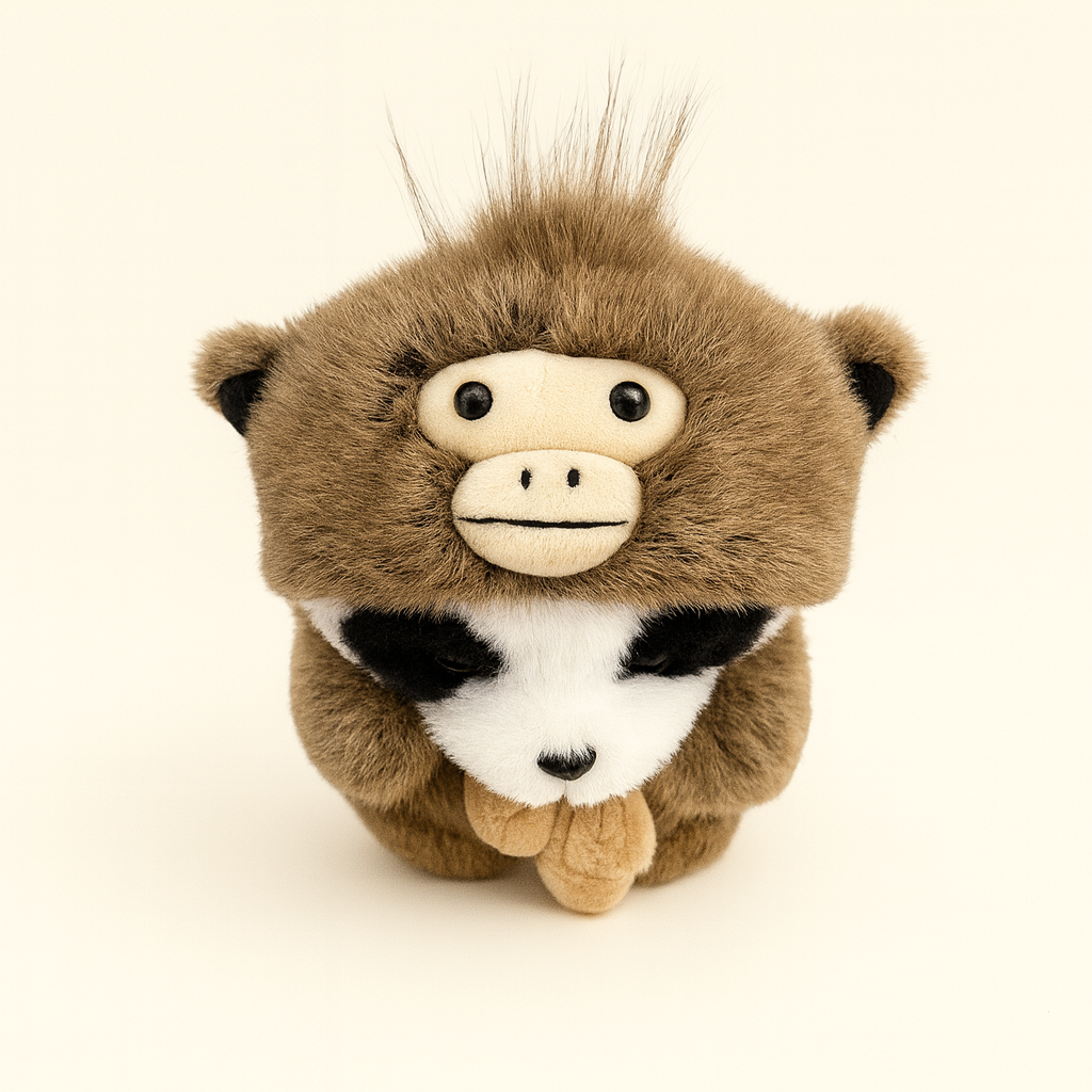 Panda Plush Toy Doll Chinese Zodiac Monkey Costume Style