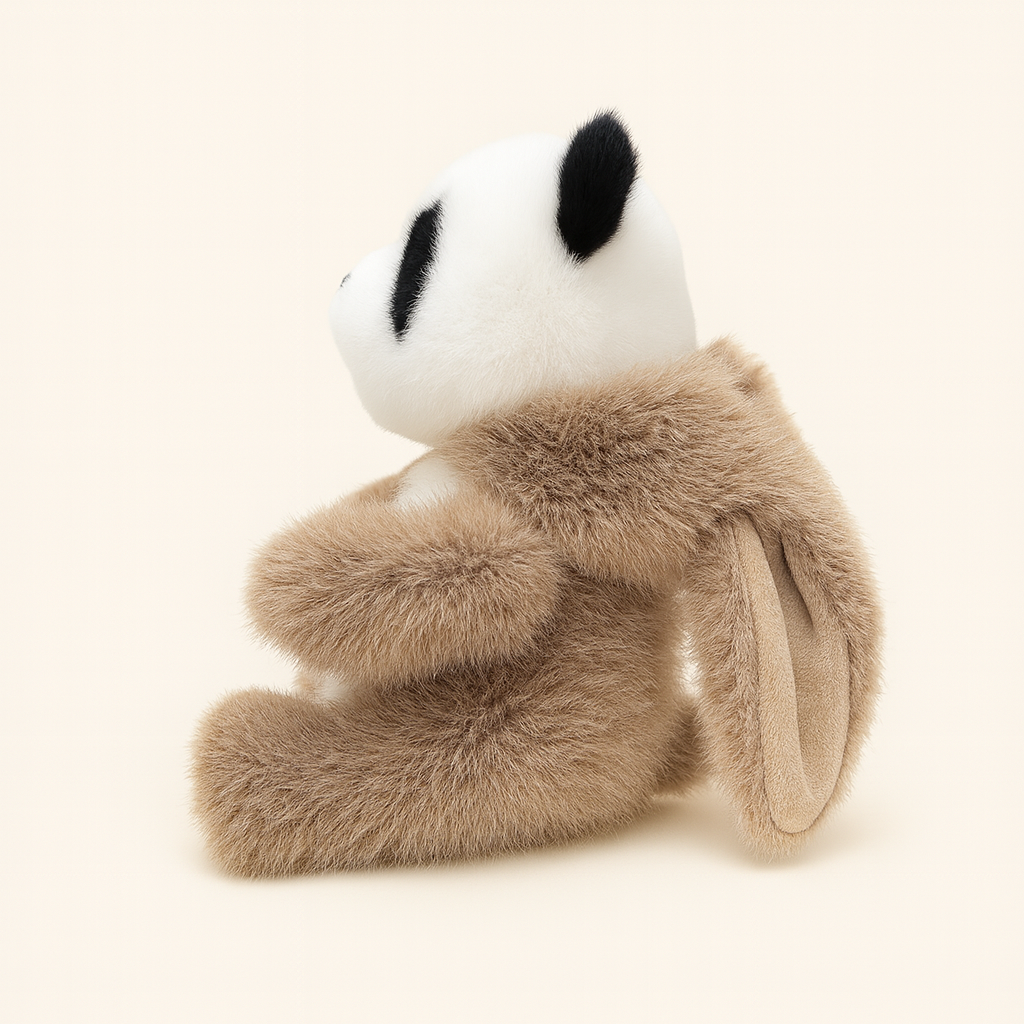 Panda Plush Toy Doll Chinese Zodiac Rabbit Costume Style