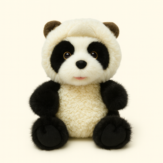 Panda Plush Toy Doll Chinese Zodiac Sheep Costume Style